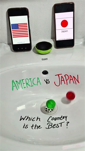 America VS Japan which country is the best #luckyballs #luckysports #luckygaming