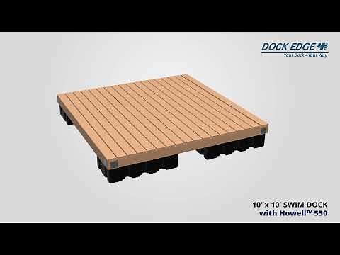 Dock Edge+ | DIY 10 x 10 Swim Dock with Howell™ 550 | | diy-docks.com