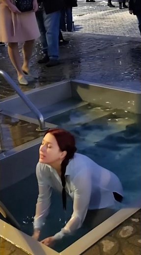 Shocking Ice Bath! Beautiful Girls in Freezing Water #epiphany #swimming #cold #bikini #girls