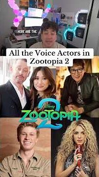 Behind the Voice Actors in Zootopia 2