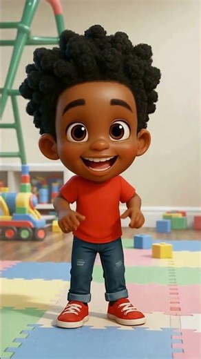 🎉 Head, Shoulders, Knees & Toes with Eli | Body Parts for Toddlers 😄#education #learn #kids #shorts