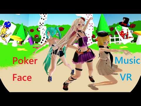 MMD VR180 [Poker Face] Miku, IA, Rin