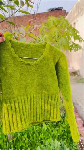 Handmade skiwi design #sweaterdesign #knittig #fashion