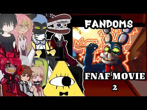 Fandoms react to FNAF MOVIE 2✨ Gacha react TikTok #fnaf #fnafmovie