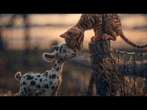 The Kitten Said Hello. The Goat Declared War. 🐱🐐 | Three-Quarter Town
