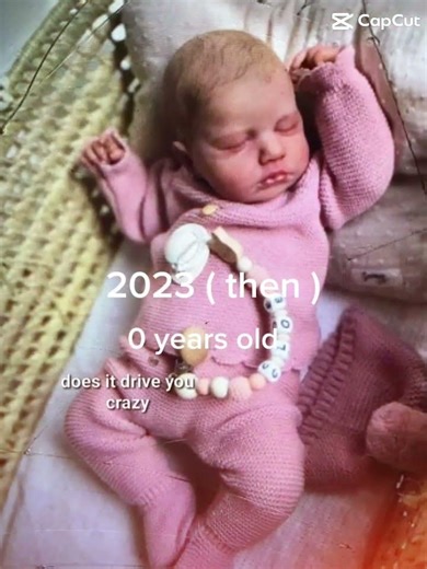 Izzy as a baby then now! 🥰💕🥹😭 #rebornoriginal #babydoll #cute #bareborn #babydolls #baby