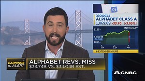 Alphabet beats earnings, misses revenues expectations
