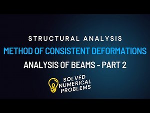 METHOD OF CONSISTENT DEFORMATIONS | SOLVED NUMERICAL PROBLEMS | PROPPED CANTILEVER | PART - 2| #ktu