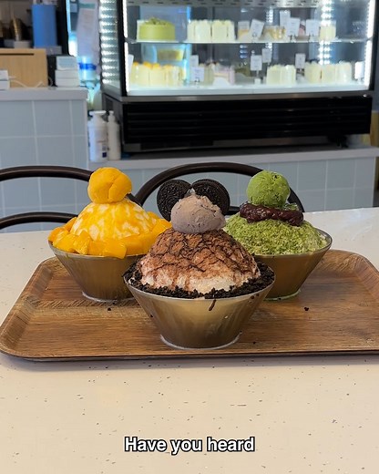 Have you ever tried the sweetest of 'snowflake' desserts? ❄️🍰 📍Cake & Bingsoo, 39 High Street, New Malden KT3 4BY | Secret London