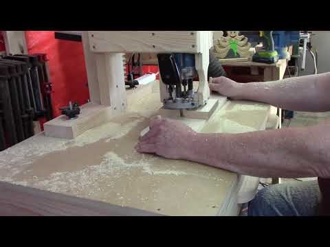 Papa Bobs Overarm Router works great! /Overhead Router/Pin Router/DIY Router/Papa Bob's