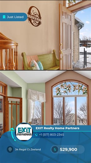 WATER VIEWS. MULTI-LEVEL LUXURY. UNMATCHED SPACE. Stand-alone Royal Park condo is anything but ordinary. A massive main-floor primary suite, oak kitchen overlooking the water, and gorgeous woodwork throughout set the tone. Listed by Tyler Schopper with EXIT Realty Home Partners. | EXIT Realty Home Partners