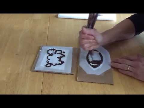 Cake Decorating Basics: Chocolate Pattern Transfers