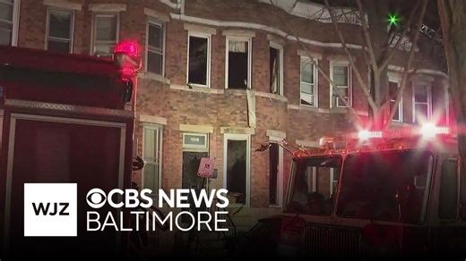 One person seriously hurt in row house fire in Northwest Baltimore