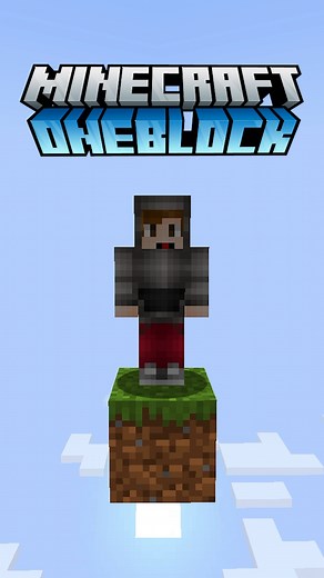 ¿CÓMO JUGAR ONEBLOCK? 🤯⛏️ #minecraft #gaming | Daniboy