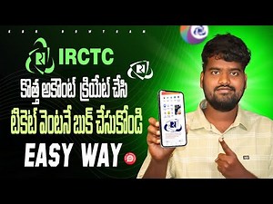 How To Create IRCTC Account Easily In Telugu 2025 | Train Ticket Booking