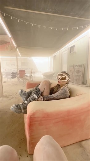 230K views · 294 reactions | Dusty Vibes at Burning Man  @tbzrec ID @kinkysoundofficial - Dancing In The Night  @olyb.art | Technoblazer | Facebook