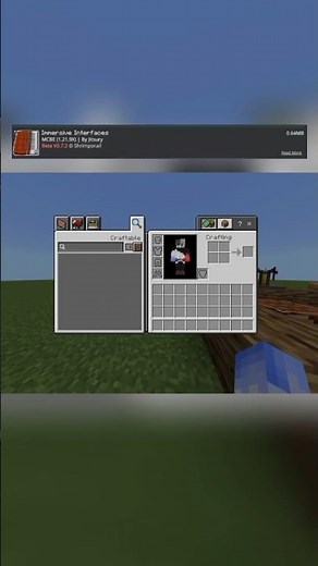 Immersive Interface Khusus Bedrock #minecraftshorts #minecraft #minecrafttexturepack
