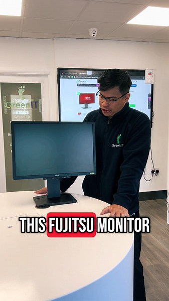 Affordable Upgrade, Pro Performance ⭐️ Get the Fujitsu B22T-7 22″ monitor for just €69! With Full HD resolution, fast response time, and built-in speakers, it’s the perfect budget-friendly boost for your home or office setup. 🔗 Shop now at greenit.ie or via the link in our bio! #monitor #refurbished #greenit