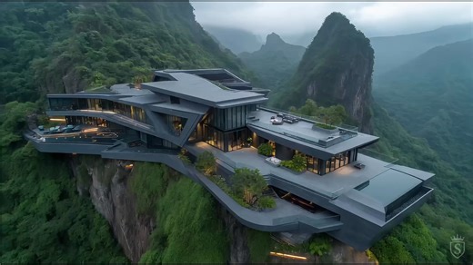 ELON MUSK $7.2 Billion _Mansion X_ Looks straight out of a sci fi movie | Elon Video