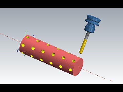 MASTERCAM MULTI-AXIS LESSON 1: MULTI AXIS DRILLING (PART.1)