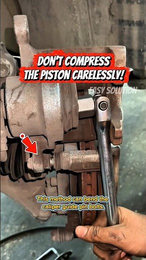 Don’t Compress Brake Pistons Carelessly! Do It the Right Way