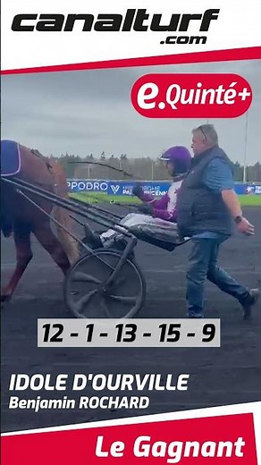 🏁Arrivée Quinté+ PMU Prix Des Alpes, Lundi à Paris-Vincennes🥇IDOLE D'OURVILLE (12) Benjamin ROCHARD