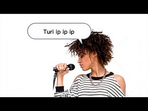 turi ip ip ip (original pitch) so you can hear the woman singing