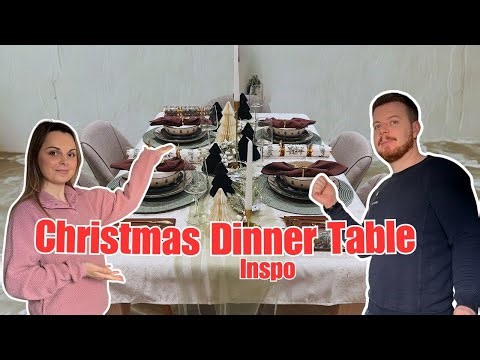 How to Set the Perfect Christmas Dinner Table 🎄
