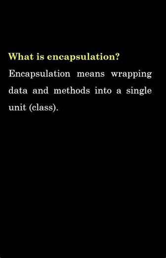 What is Encapsulation in Python? | Python Interview Question #python
