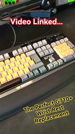Best G710+ Wrist Rest Replacement! #logitech #g710 #keyboard #wristrest #replacement #amazon
