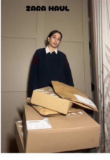 #zarahaul #unboxing ვინმემ გაგვაჩერეთ მეც და დედაჩემიც მადლობა🧘‍♀️