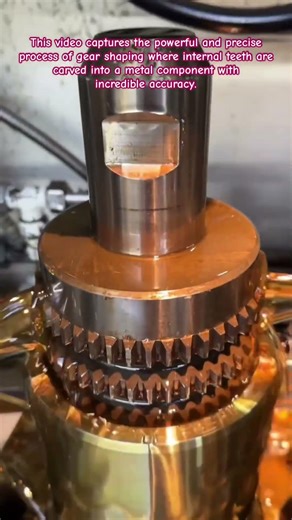 The Precision of Internal Gear Shaping ⚙️ #Engineering #Machining #GearShaping #Industrial