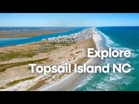 Explore Topsail Island NC | Stunning Drone Tour of Coastal Paradise