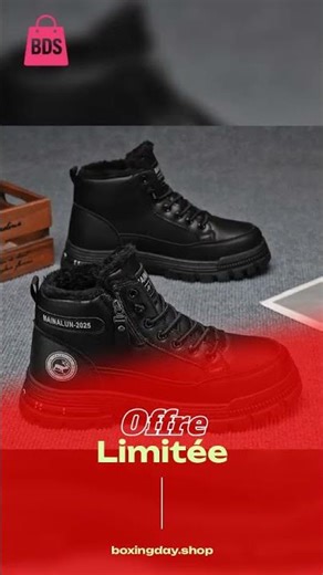Men’s British-Style Winter Work Boots