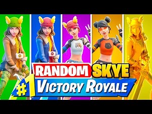 The *RANDOM* SKYE BOSS Challenge in Fortnite!