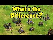 Traction, Mounted, vs regular Trebuchets