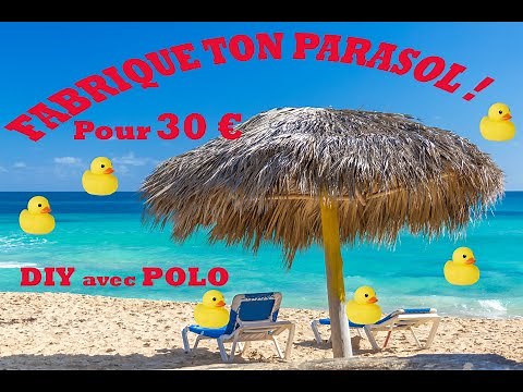 Make a dream exotic parasol for €30