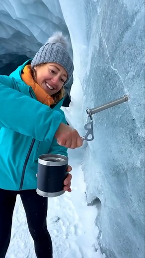 How Do People Drill Through Ice To Extract Water ?#shortsfeed