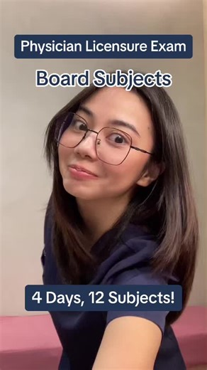 Physician Licensure Exam Subjects | Board Review Season & Good Luck Doctors! 🍀