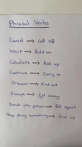 Phrasal verb | CSS Materials