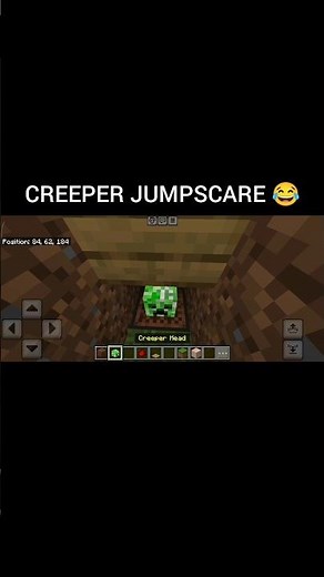 CREEPER JUMPSCARE SOUND IN MINECRAFT 🤯💀 #minecraft #gaming #disyt