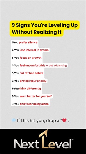 9 Silent Signs You’re Leveling Up in Life #motivation #growth #shorts