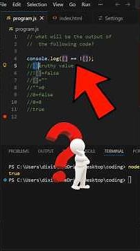 Most Confusing JS Interview Question 😵 | Why [] == ![] is TRUE? | JavaScript Shorts