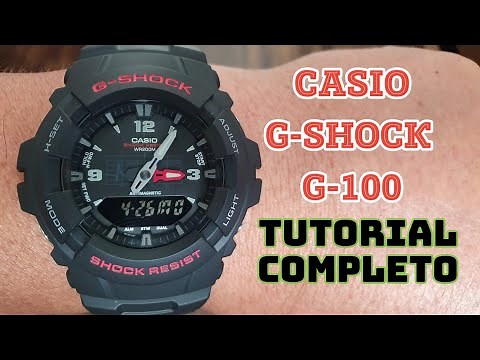 CASIO G SHOCK G-100. Tutorial completo