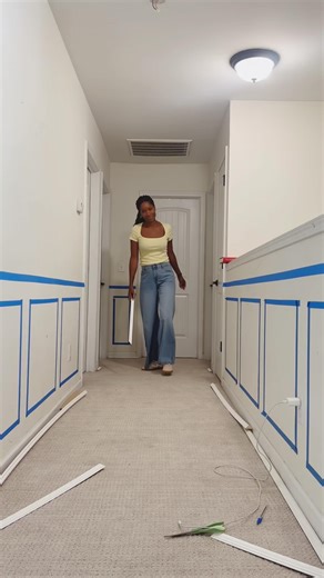 Do trim projects intimidate you? I’m not scared of a saw, but I love the ease of these mitre shears! Plus it’s so convenient for using upstairs in a room you wouldn’t subject to sawdust. Comment SHEARS for a link or find it in stories and my LTK shop!! - #easydiy #walltrimdiy #diymoulding #mydiyhome #blackhomebloggers #amazonfind | Pretty Real