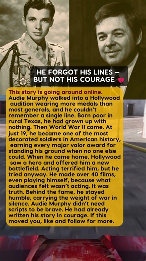 HE FORGOT HIS LINES — BUT NOT HIS COURAGE 💔