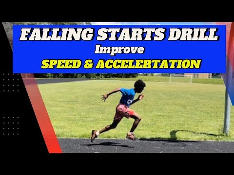 Falling Start Speed Drill Improve Acceleration | Speed Development for Young Athletes