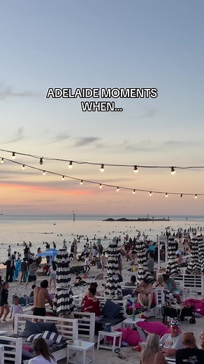 Sunset and beach vibes here really peace my mind 🤍✨ #adelaide #visitadelaide #southaustralia #seesouthaustralia #myadelaide #adelaidethings #glenelg #glenelgbeach