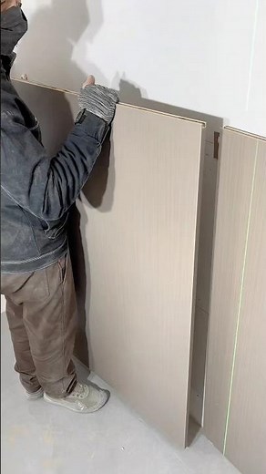 Headboard Wall Panel Installation | Bedroom Cabinet Integration #wood