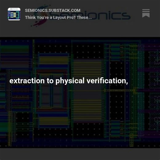 Put your IC Layout Knowledge and Skills to Test